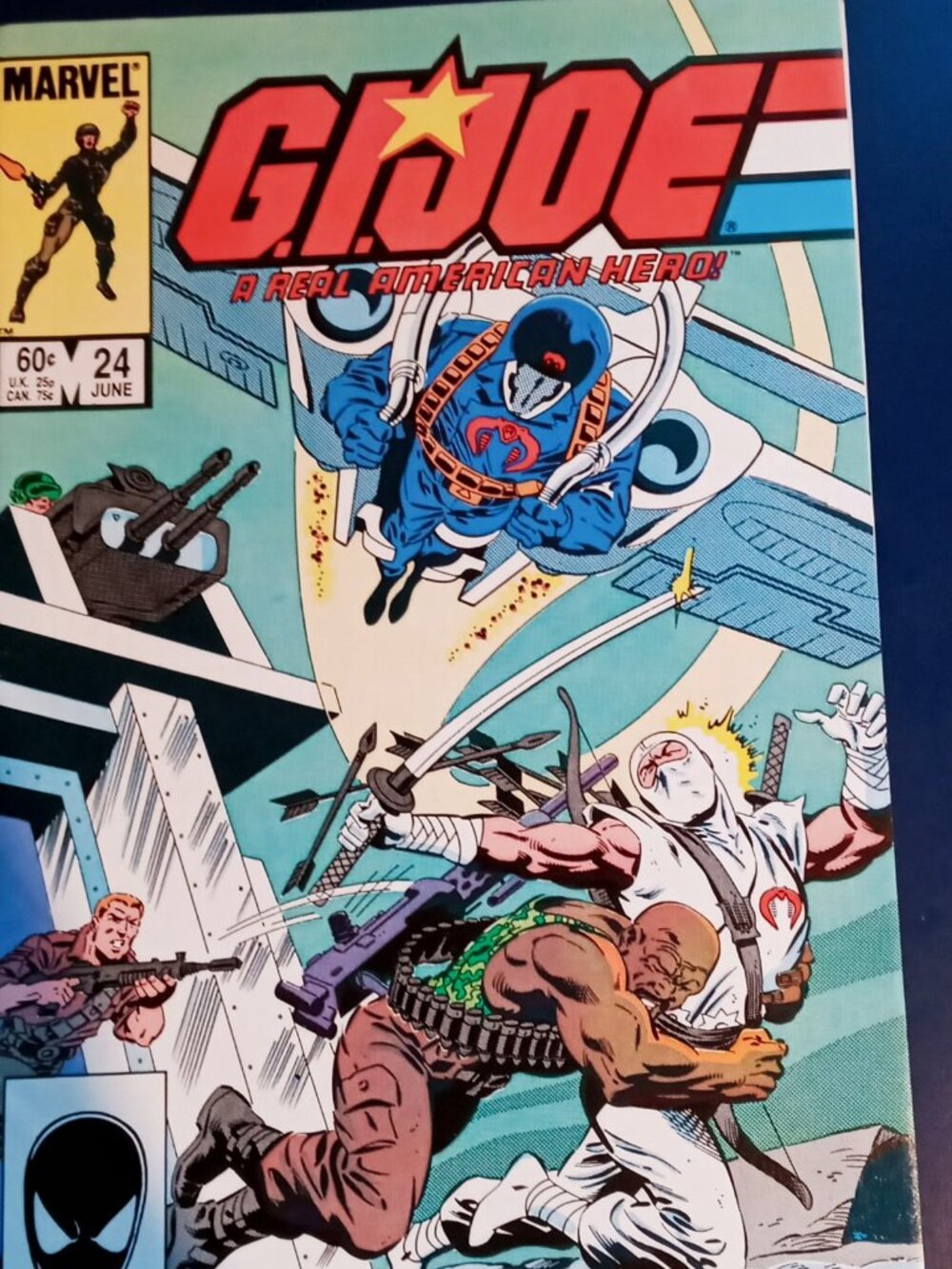 SOLD!!! - G.I. JOE-A REAL AMERICAN HERO! Set of 6 Comic Books 1980s - Picture 6 of 13